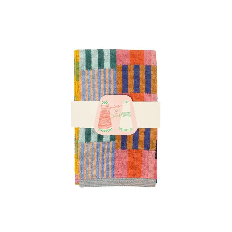 foekje fleur - guest towels duo - odds & ends - #124 tulip quilt