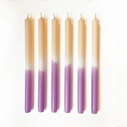 mo man tai - dip dye candle - lavender haze