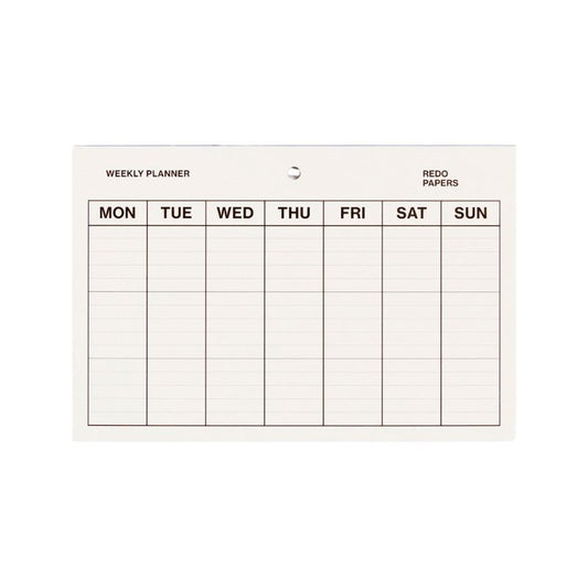 redopapers - weekplanner