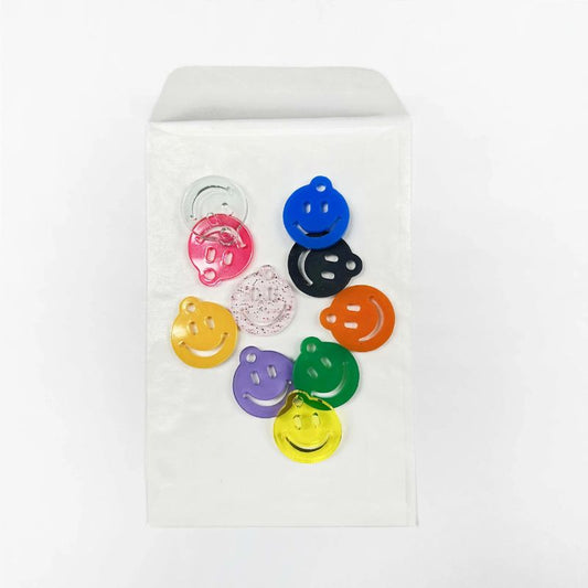 mo man tai - mini smileys - set of 10