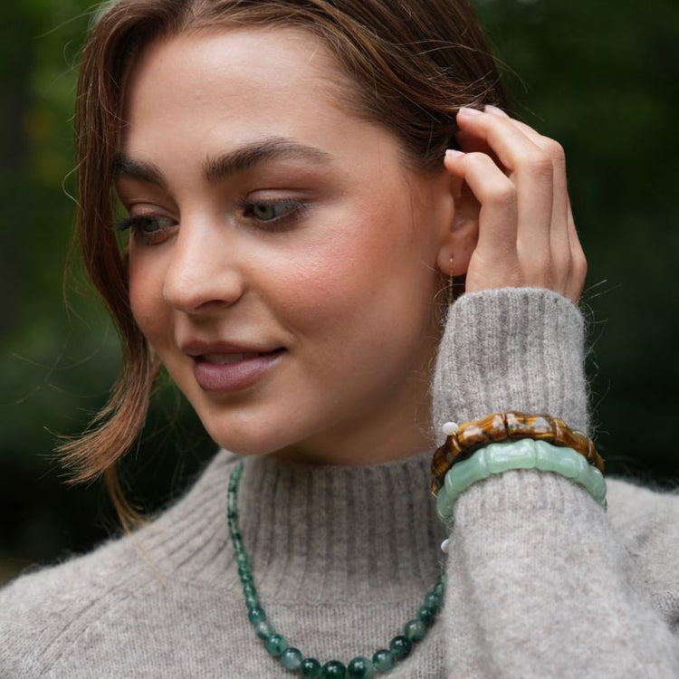 soï - alva armband - tijgeroog