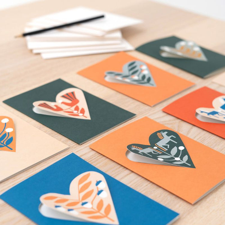 jurianne matter - heart card horses - briue