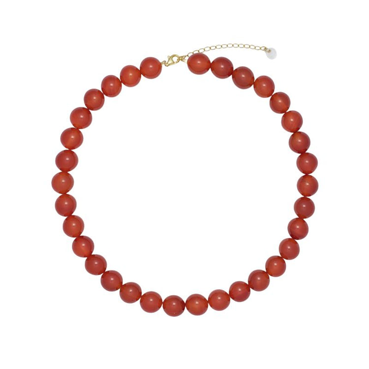 soï - faro ketting - rode jade