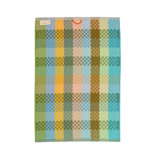 foekje fleur - theedoek odds & ends - #87b checkered check