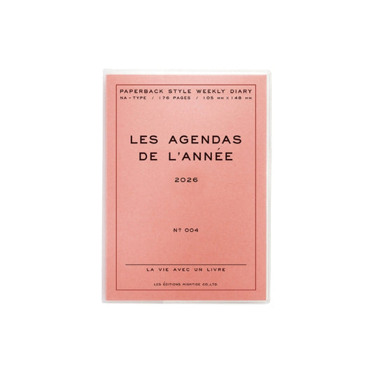 hightide - 2026 les agendas de  l'année - roze