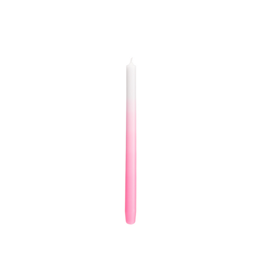 gradient kaars - hot pink