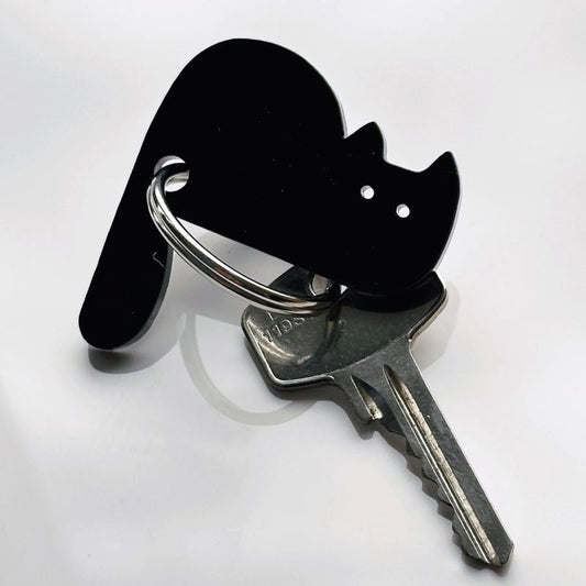 mo man tai - cat keychain