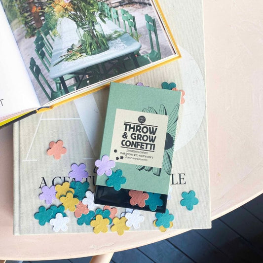 niko niko - throw & grow confetti -  multicolor