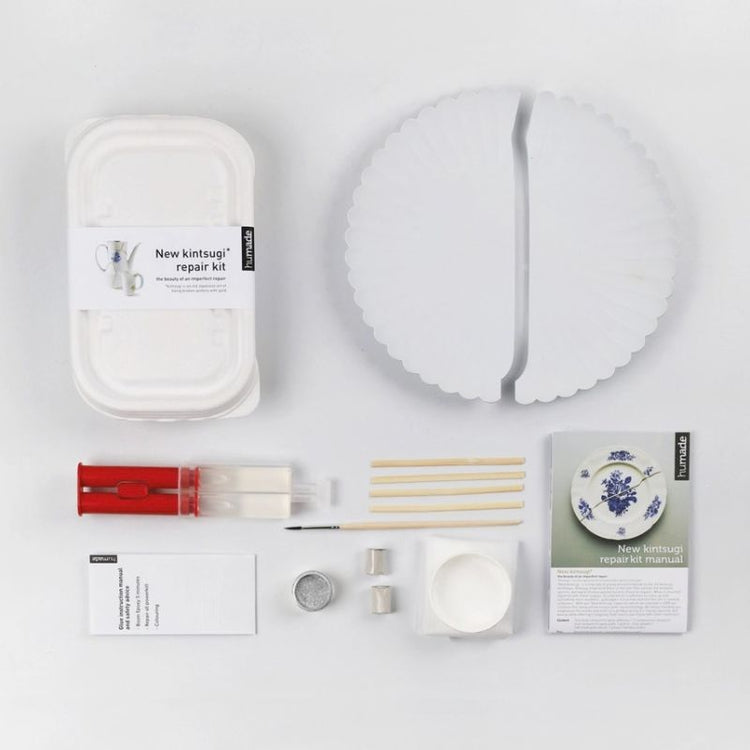 humade - new kintsugi  aardewerk repair kit - zilver