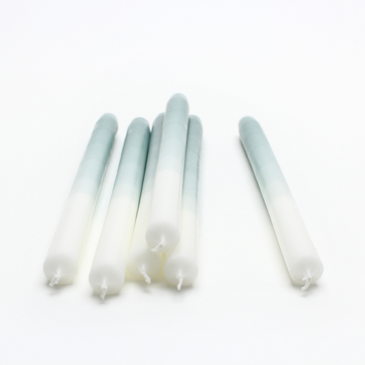 mo man tai - gradient candle - jade green