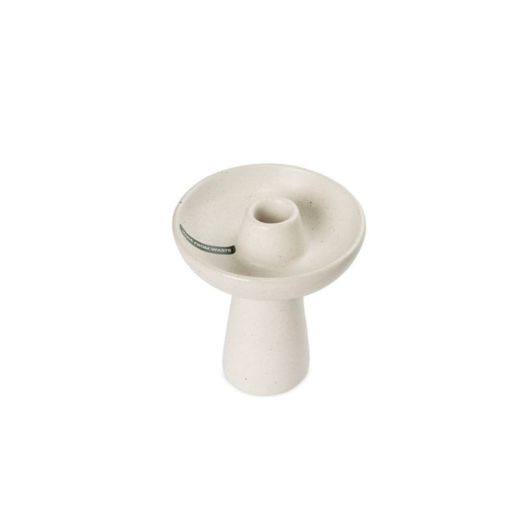 originalhome - reclay candle holder - forma m - white