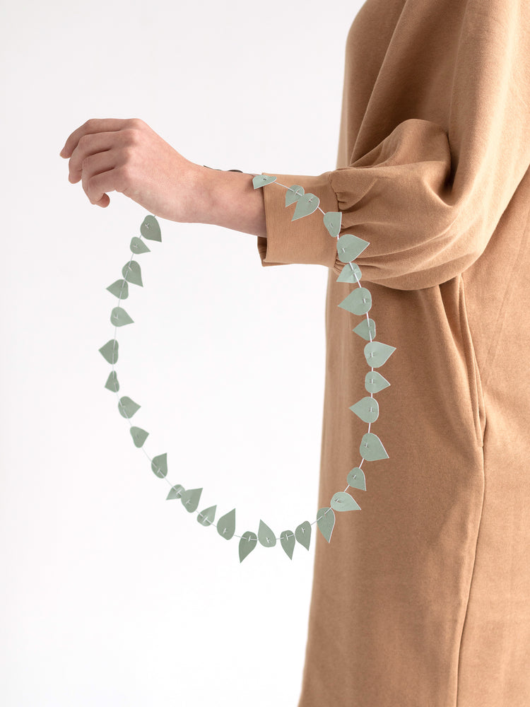 jurianne matter - twig leaves - sage green
