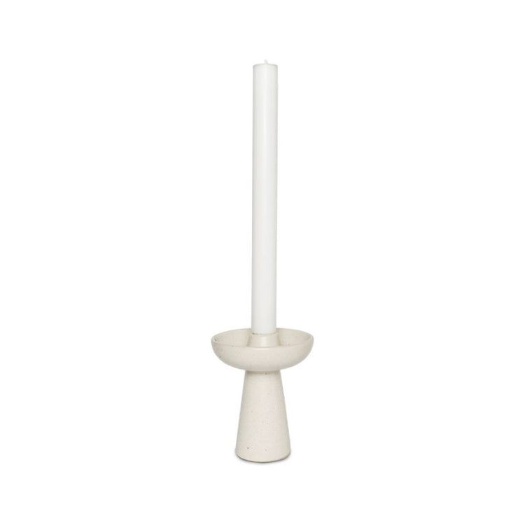 originalhome - reclay candle holder - forma m - white