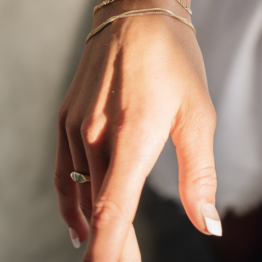 flawed - ring timeless zilver