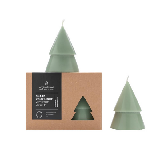original home - kerstboom kaars - groen - m