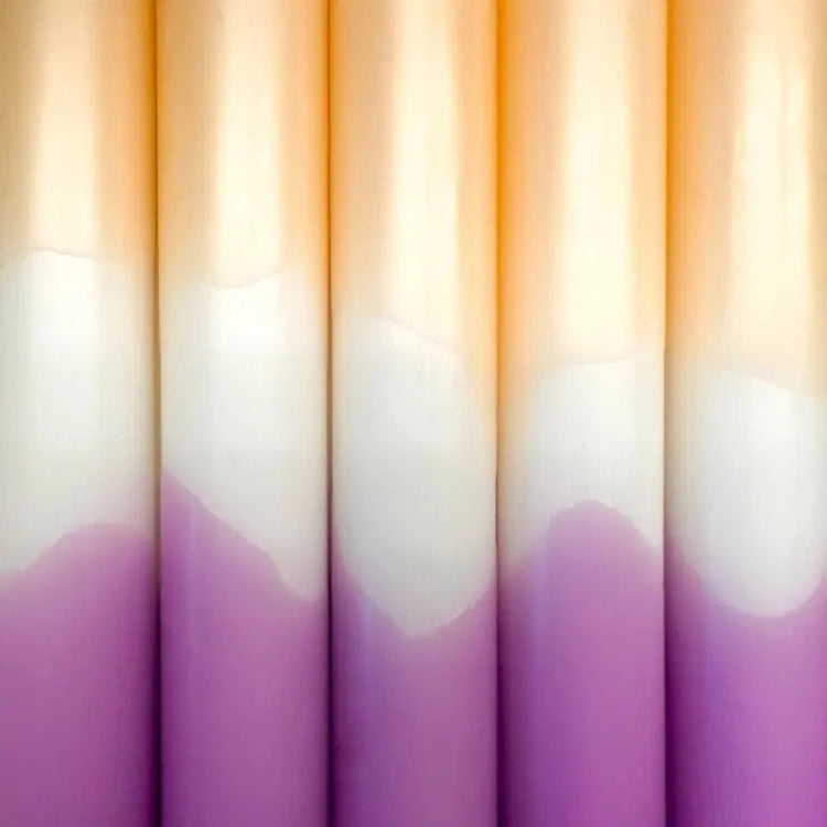 mo man tai - dip dye candle - lavender haze