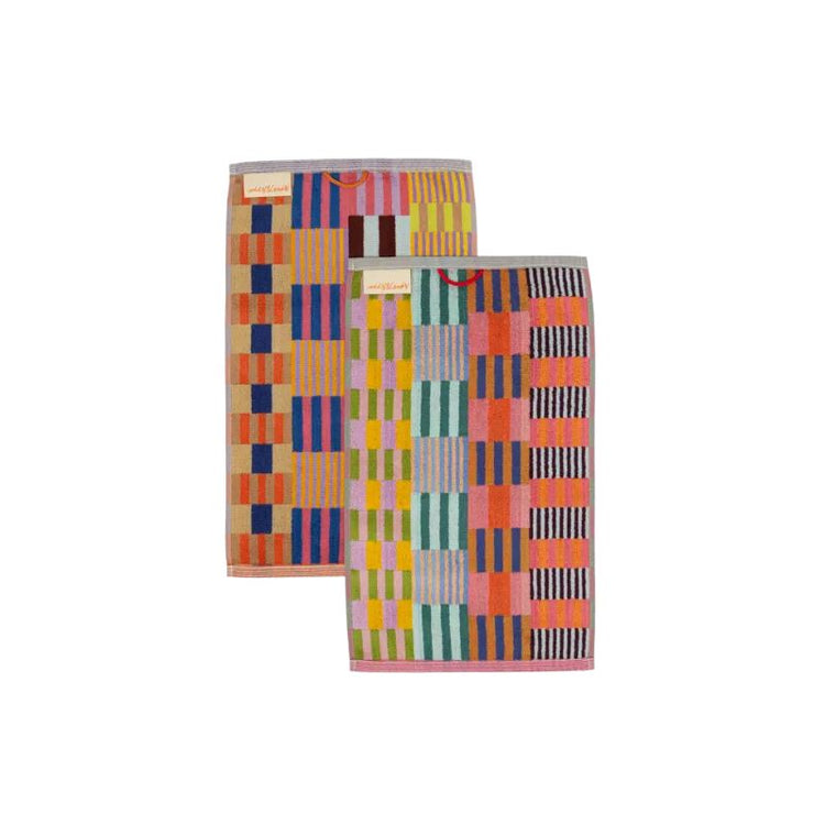 foekje fleur - guest towels duo - odds & ends - #124 tulip quilt