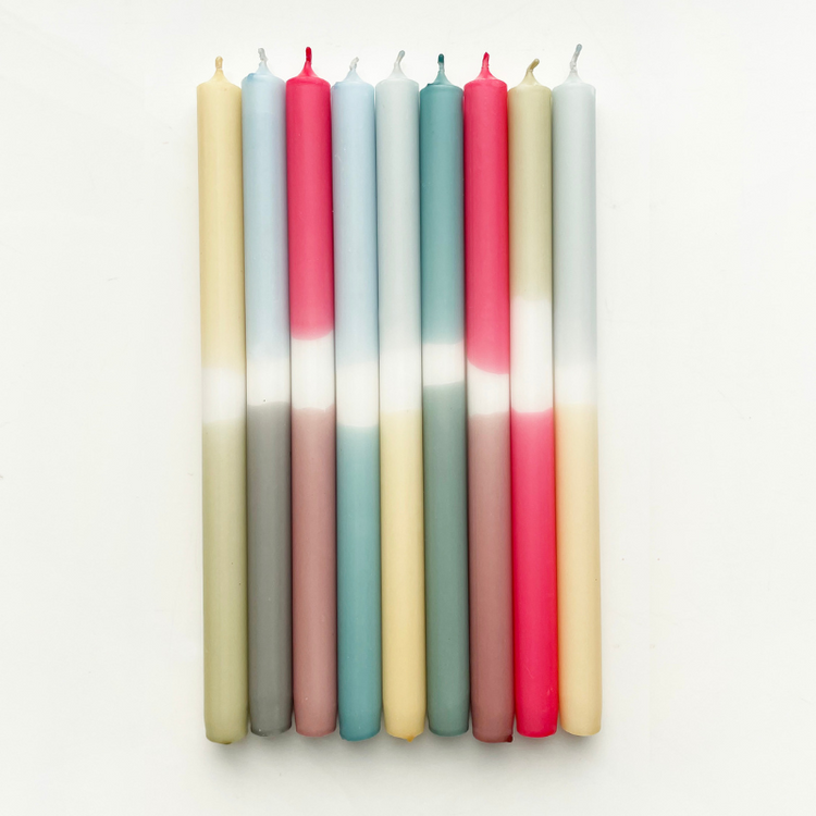 mo man tai - dip dye candle - autumn/winter mix
