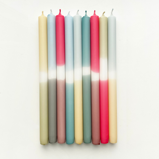 mo man tai - dip dye candle - autumn/winter mix