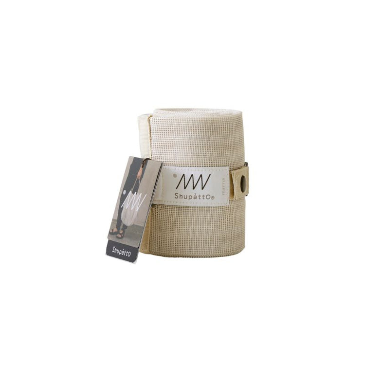shupatto - foldable bag - mesh compact - sand
