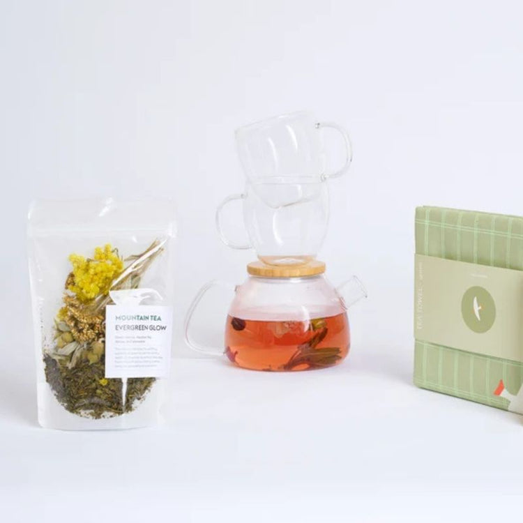 lemon poppy tea - evergreen glow blend