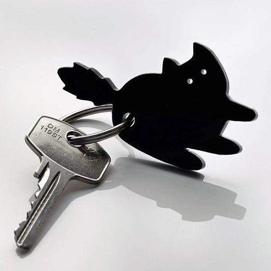 mo man tai - cat keychain - sleutelhanger