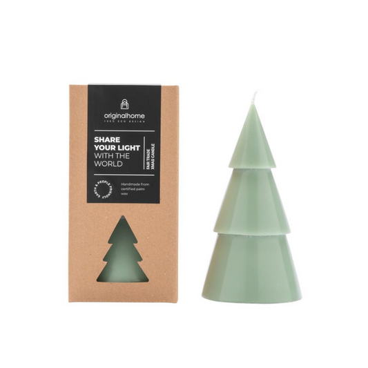 original home - kerstboom kaars - groen - l