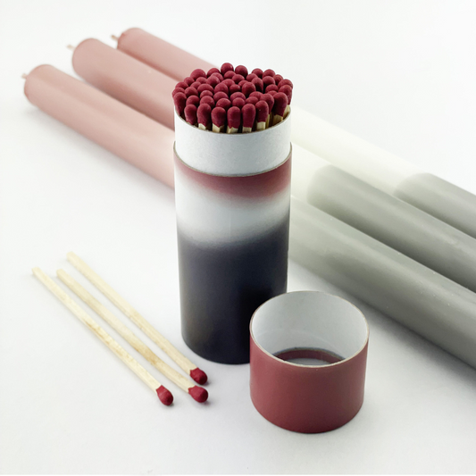 mo man tai - matchy matches - foggy maroon