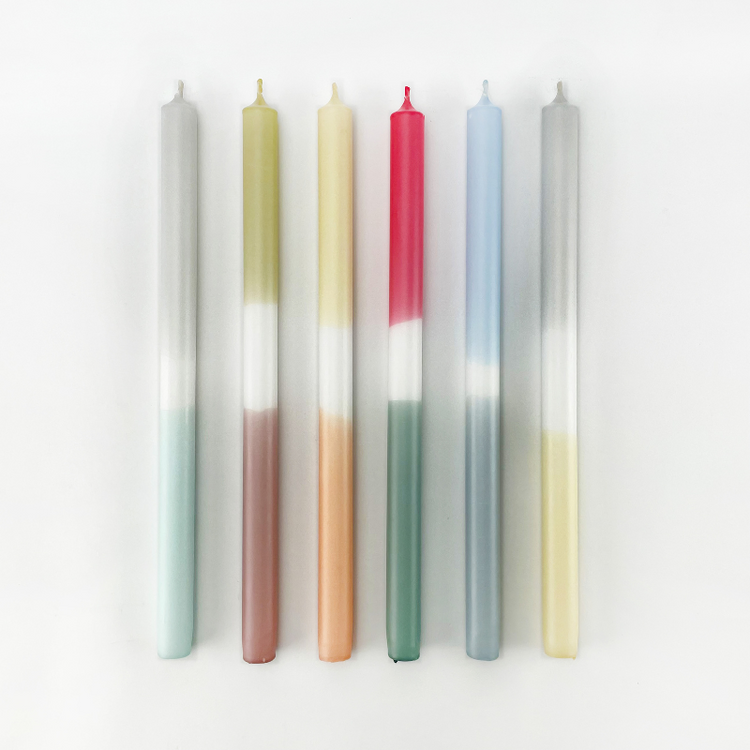 mo man tai - dip dye candle - autumn/winter mix