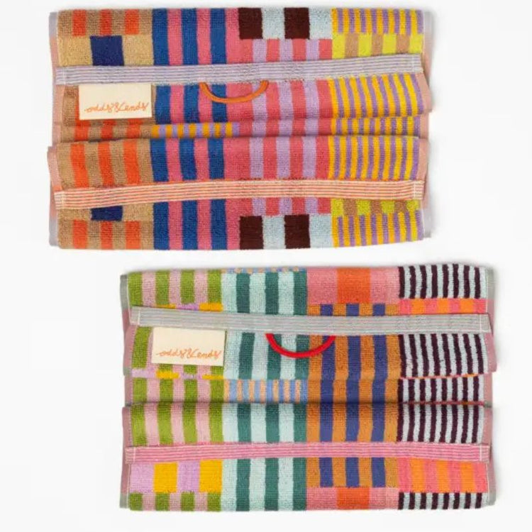 foekje fleur - guest towels duo - odds & ends - #124 tulip quilt