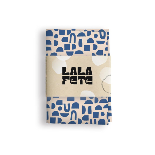 wrapping cloth - arched confetti - cream