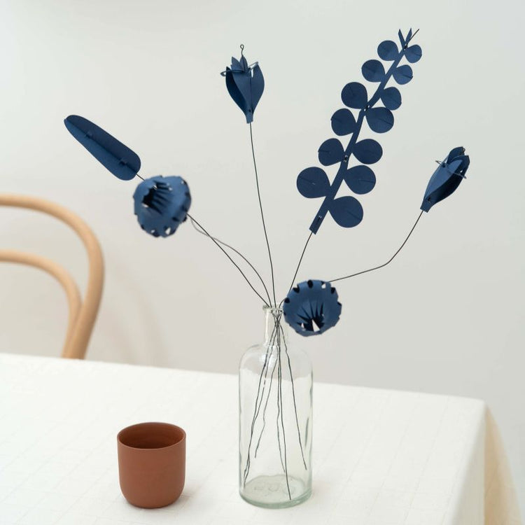 jurianne matter - field flowers - small - dusk blue