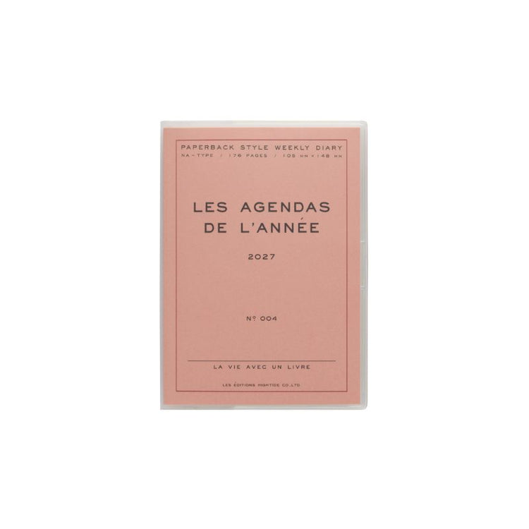 hightide - 2027 les agendas de  l'année - roze