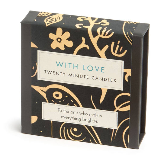 cotton & grey - twenty minutes candles - with love
