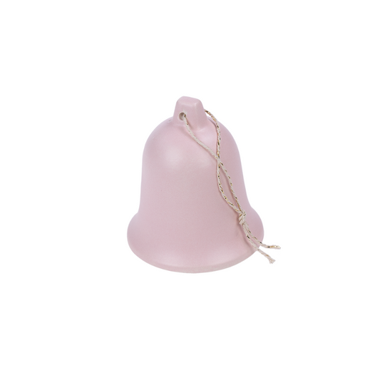 Christmas bell ceramic - pink