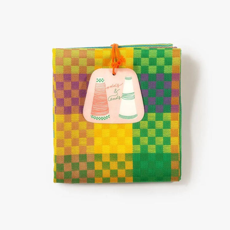 foekje fleur - tea towel odds & ends - #165b checkered check