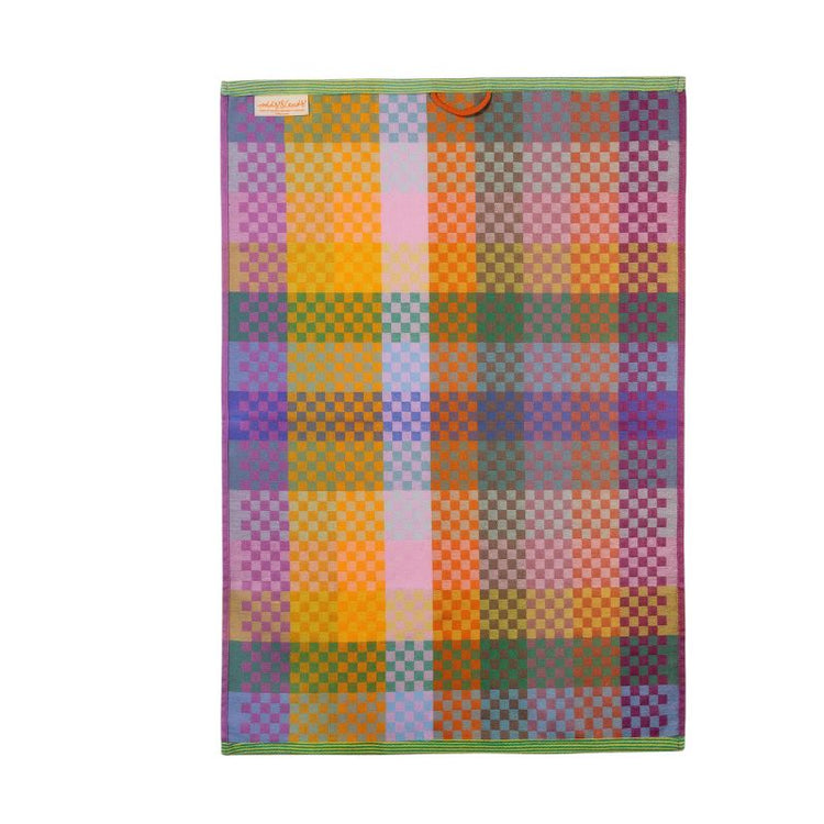 foekje fleur - tea towel odds & ends - #166b checkered check