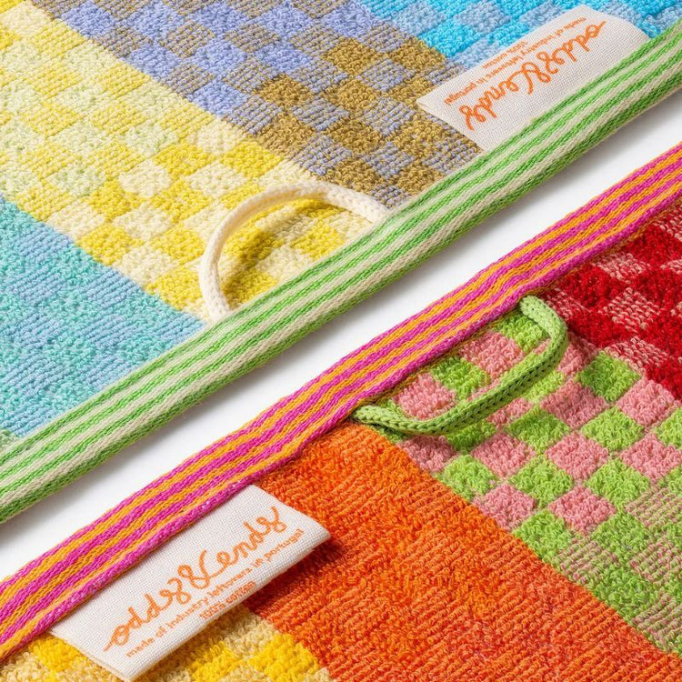 foekje fleur - multi cloth duo - odds & ends - #163 checkered check