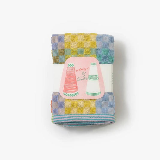 foekje fleur - multi cloth duo - odds & ends - #163 checkered check