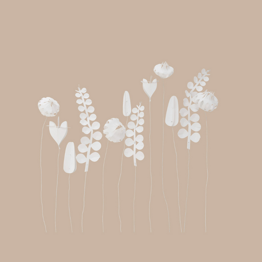 jurianne matter - field flowers -  large - wit