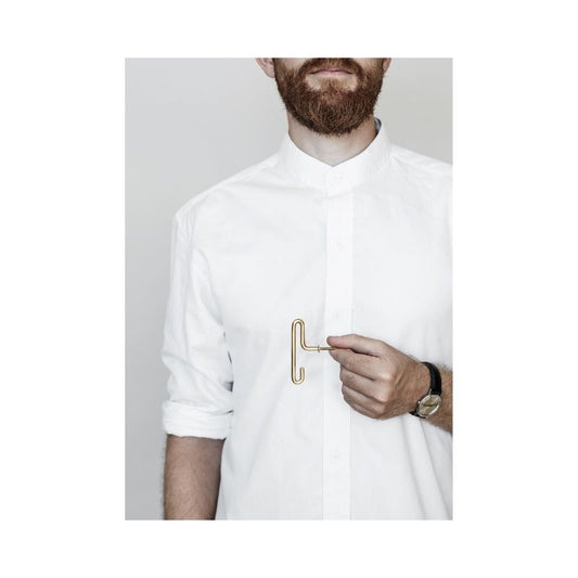moebe - wandhaak small - mat goud