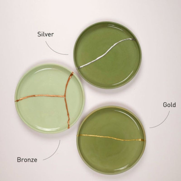 kintsugi  aardewerk repair kit - brons