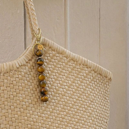 soï | sleutelhanger cali - tijgeroog, als bagcharm