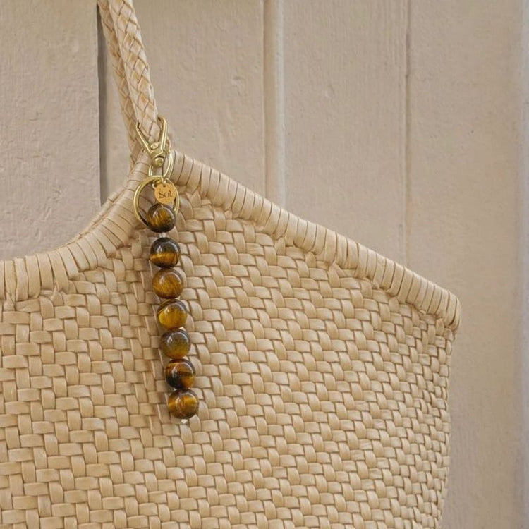 soï | sleutelhanger cali - tijgeroog, als bagcharm