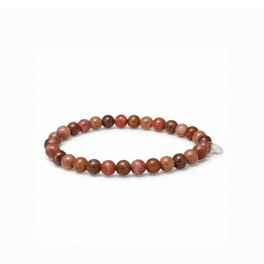 soï - essential armband - paarsbruine aventurijn