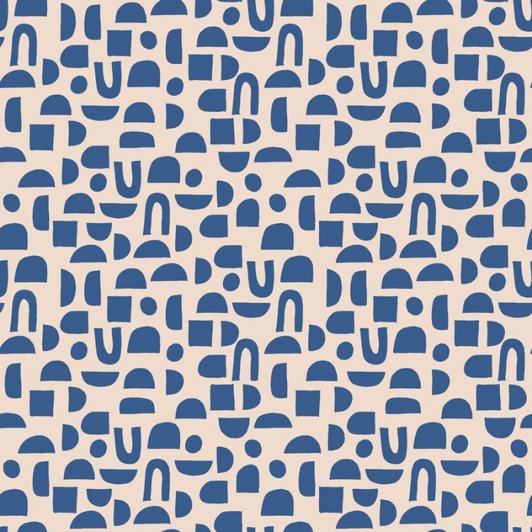wrapping cloth - arched confetti - cream