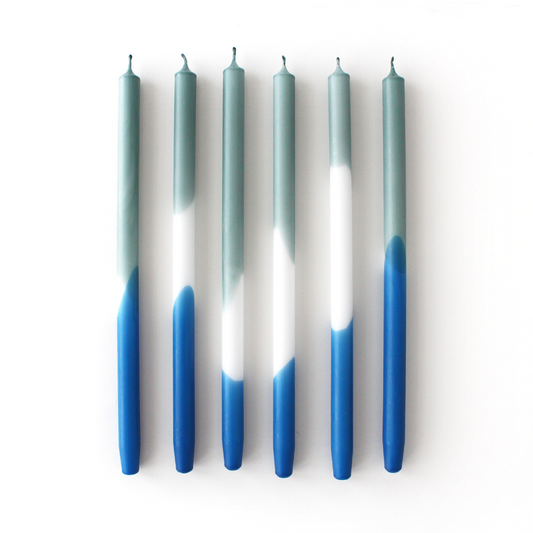 mo man tai - dip dye candle - nautic olive