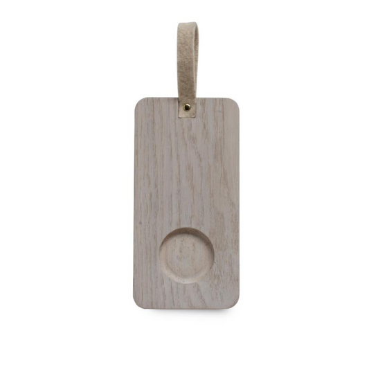 wooden cutting board - white