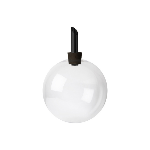 scandinavia form - glasilium vaas  - zwart - large
