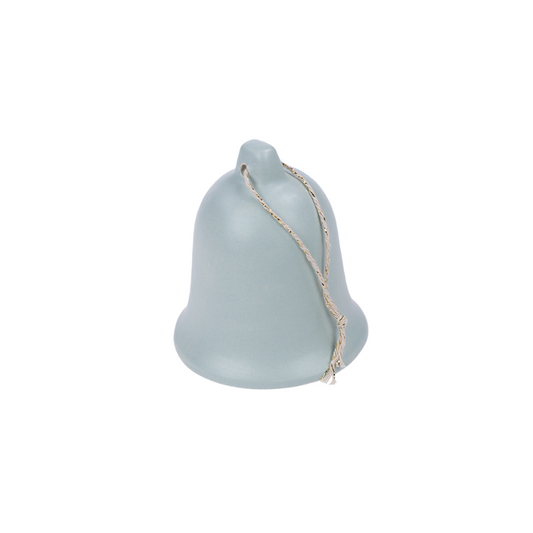 Christmas bell ceramic - green